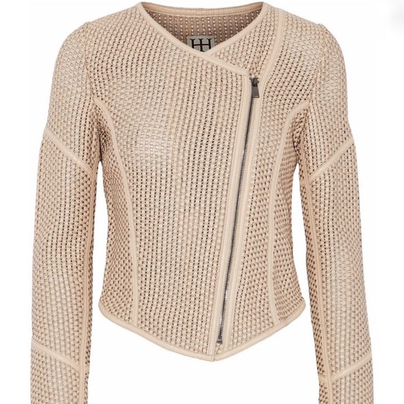 Haute Hippie woven leather jacket - Picture 1 of 8